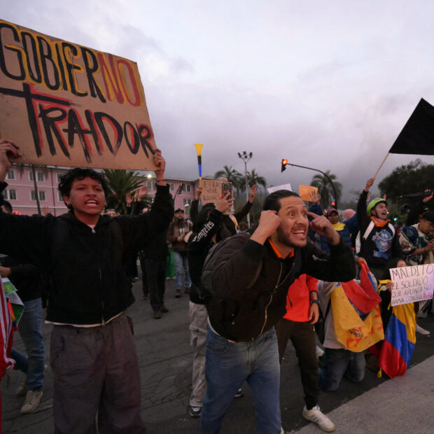 ecuador politics indigenous strike protest