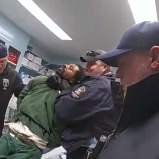 'shocking' videos show inmate beaten by guards near new york before his death