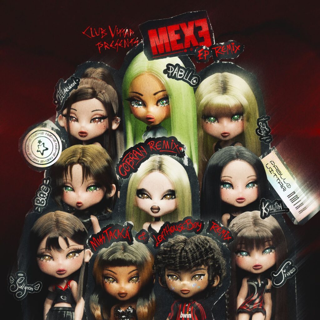 pabllo vittar mexe feat nmixx remix artwork