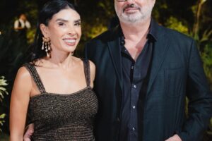 Lucilia dos Anjos com o marido aniversariante Giuseppe Cassano
