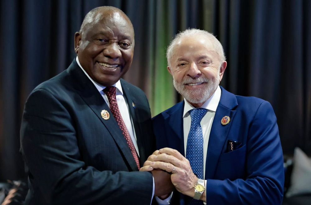pr lula encontra o presidente da África do sul, cyril ramaphosa (malásia).