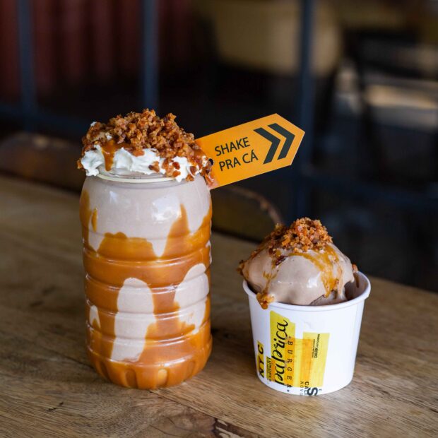 novos milkshake da páprica burger e sorvete da happy harry com sabor de nutella com bacon créditos divulgação 1