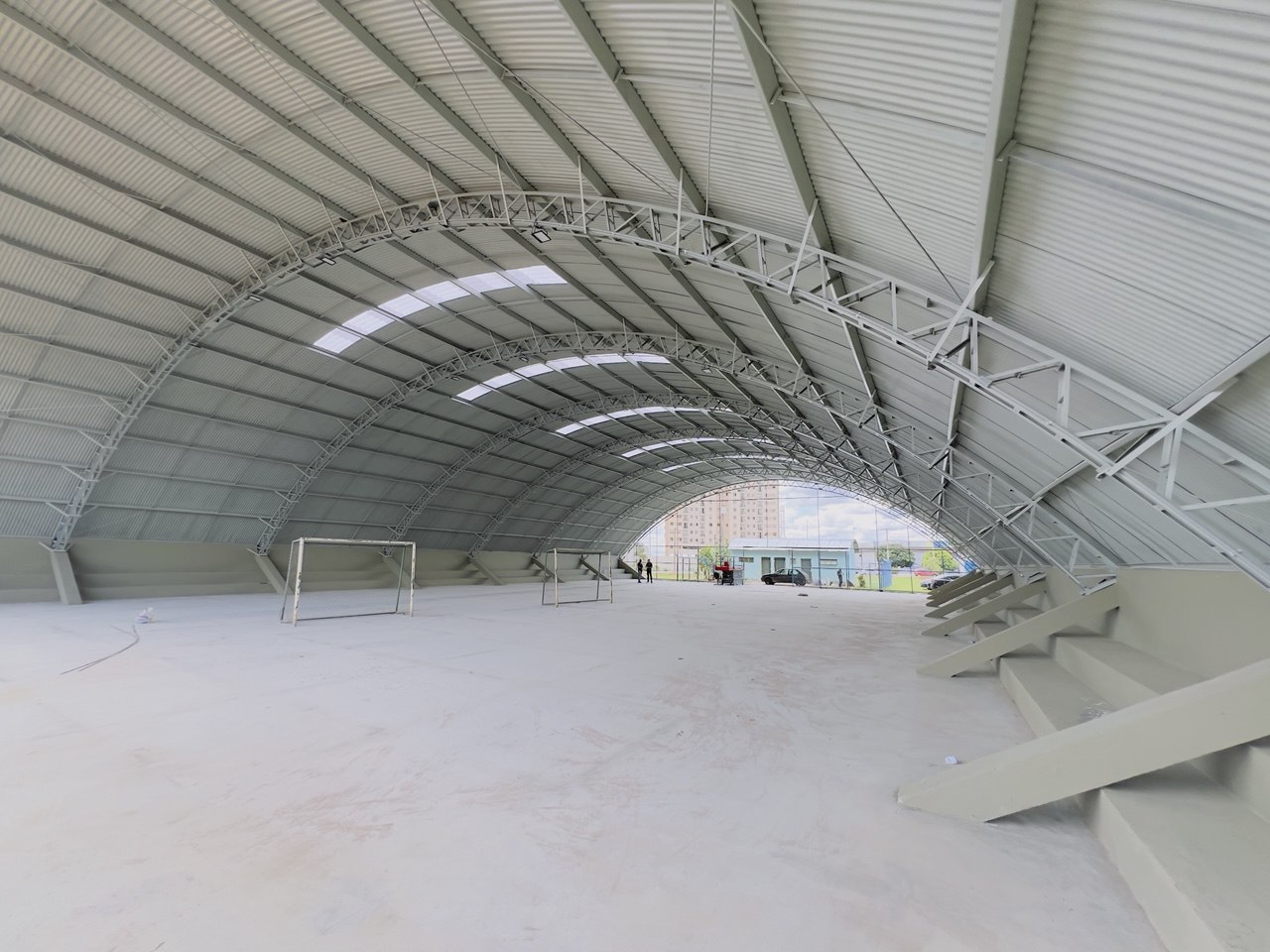 ginasio samambaia reforma