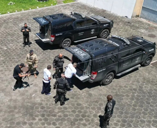 sete líderes do cv no rio são transferidos para presídios federais