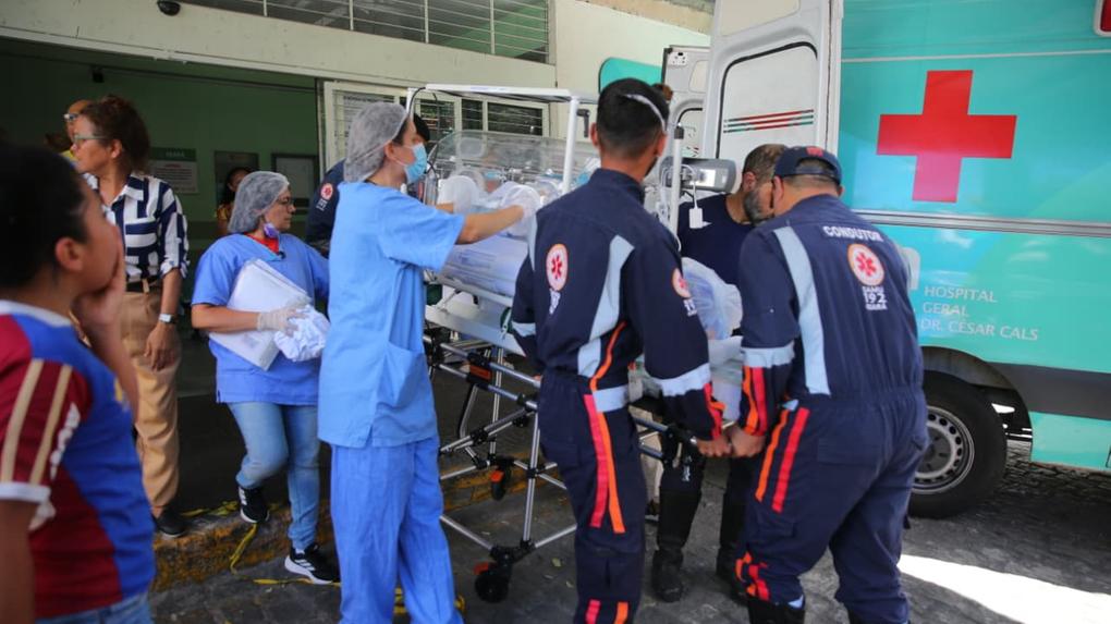 pacientes transferidos césar cals após incendio