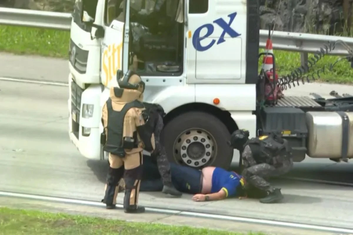 sequestro no rodoanel caminhoneiro teve surto psicologico diz pm
