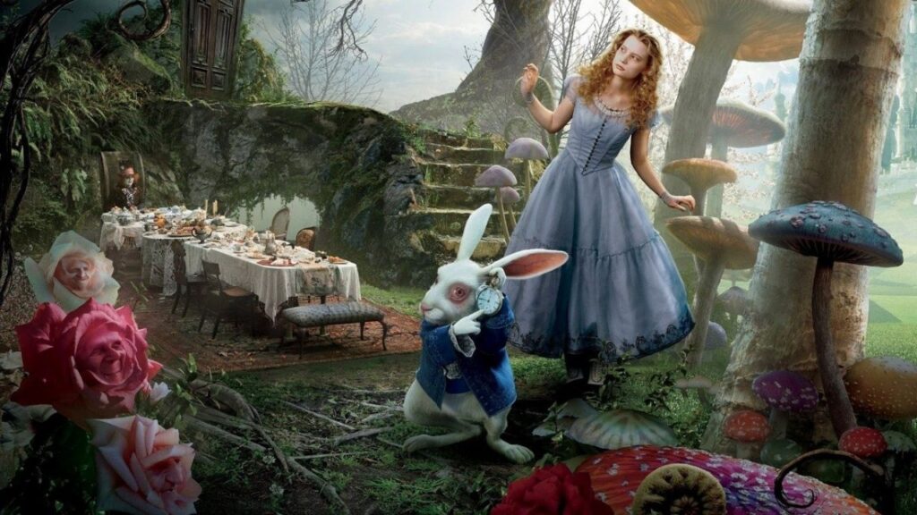 alice no pais das maravilhas live action capa