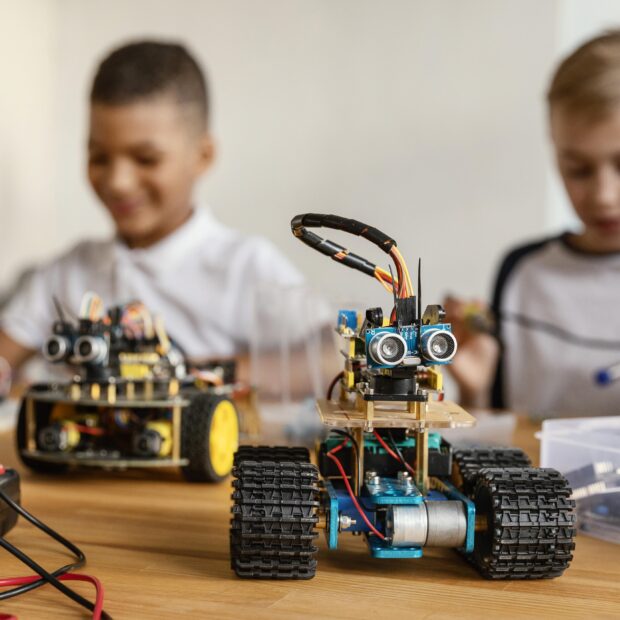 criancas fazendo robo