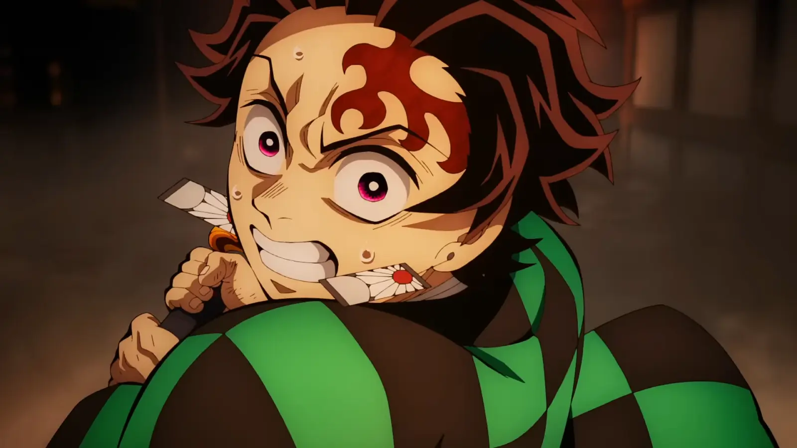 20250902 tanjiro contra akaza em cena de demon slayer castelo infinito ovicio