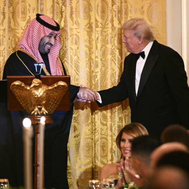 saudi crown prince meets trump
