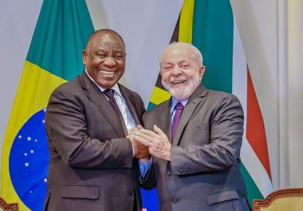 Lula e Cyril Ramaphosa