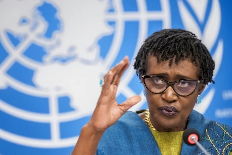Winnie Byanyima, diretora-executiva da UNAIDS / Foto: AFP