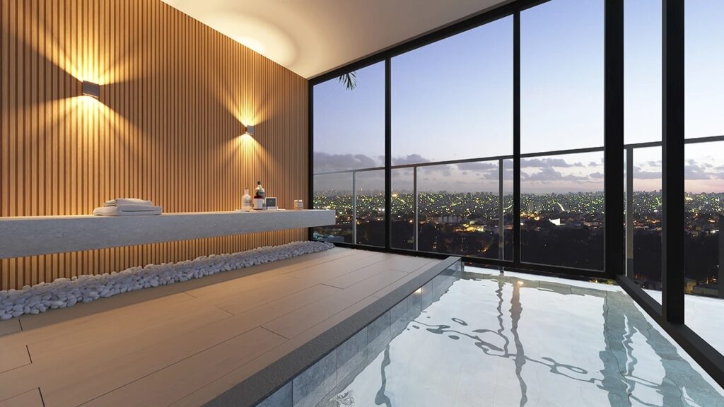 rooftop synergia sauna