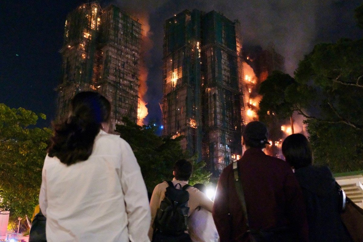 hong kong china fire