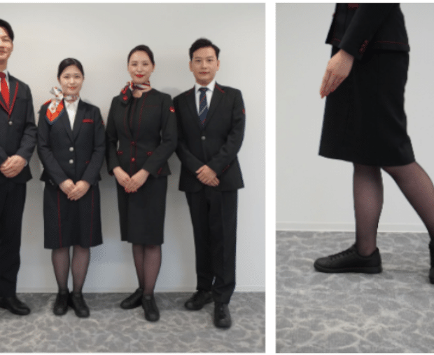 companhia aerea japan airlines libera uso de tenis durante o expediente