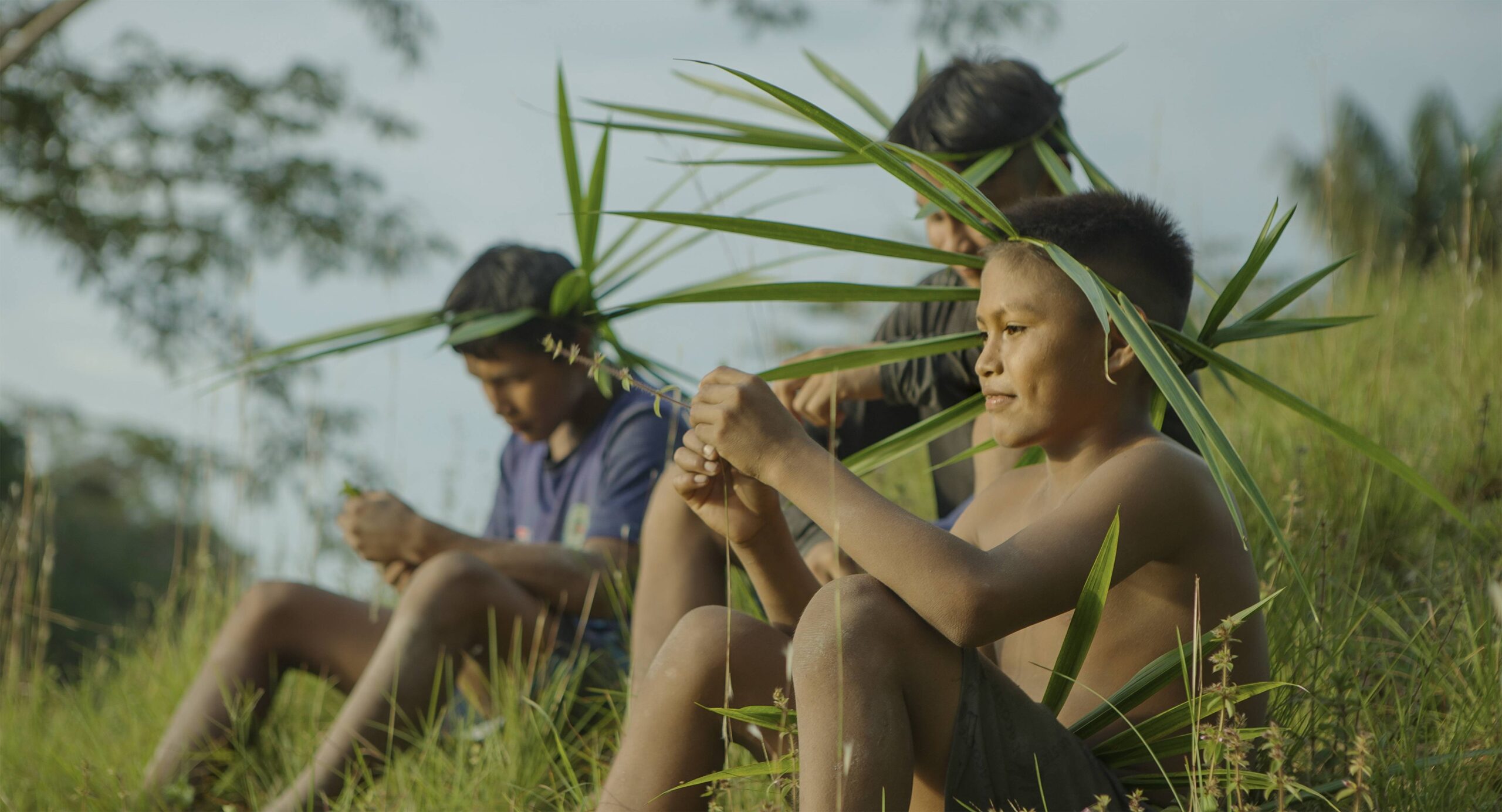 do colo da terra cocar de palha baniwa crédito divulgação
