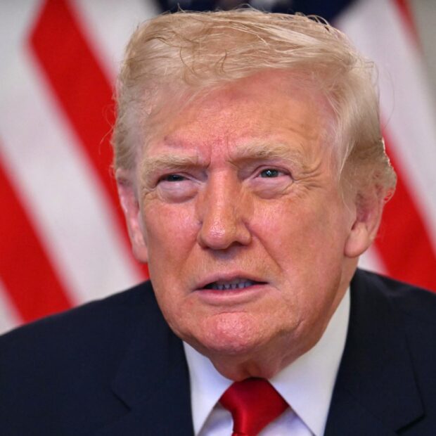 donald trump participates in a call with service members