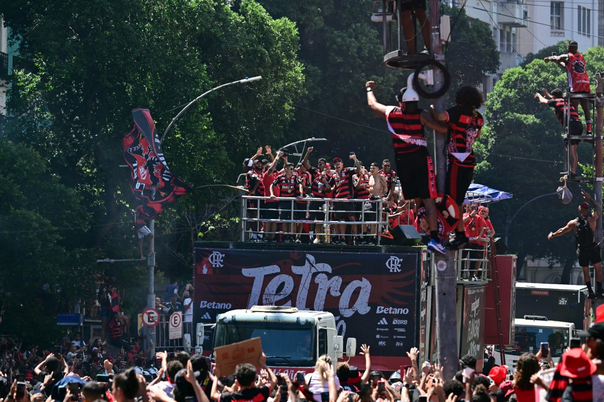 fbl libertadores flamengo celebration