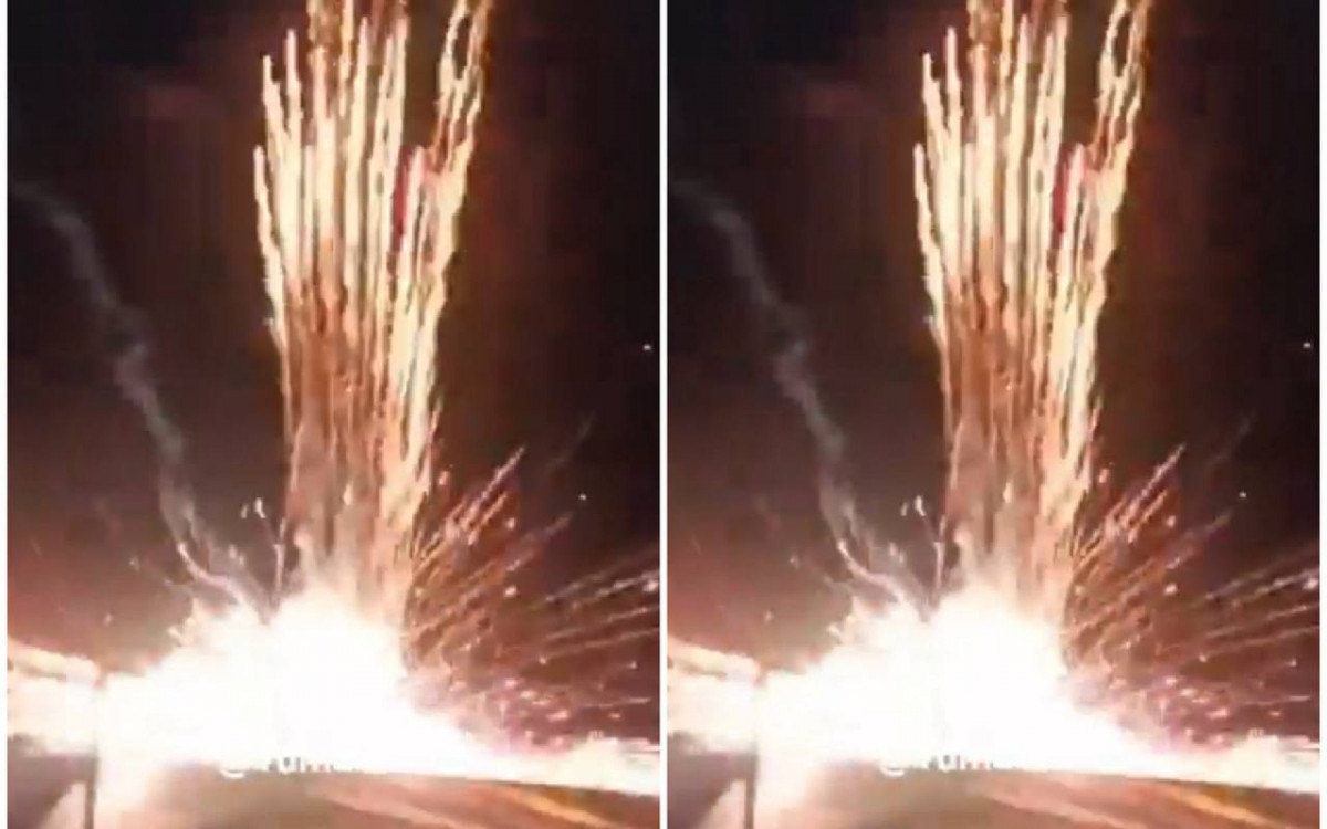 Fogos de artifício atingem público
