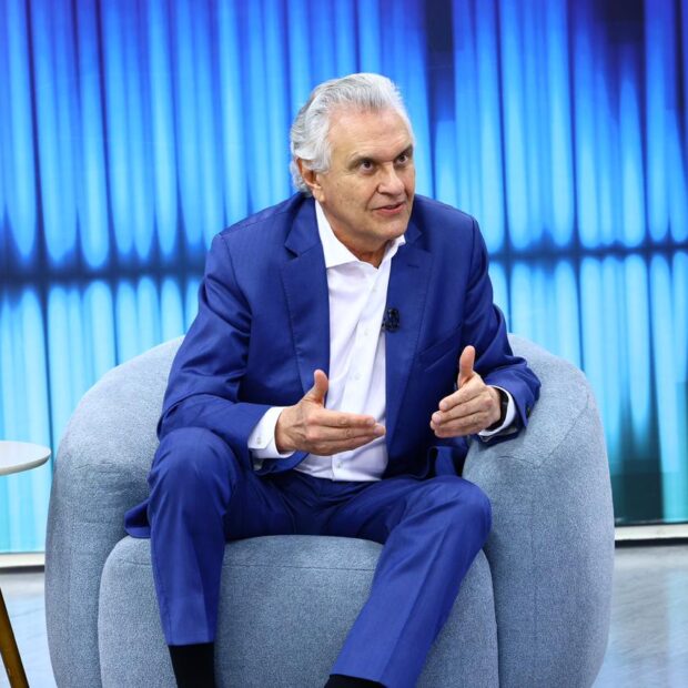 Caiado apresenta, em entrevista, resultados de sua gestão e defende uma eleição que priorize a independência moral - Foto: Adalberto Ruchelle