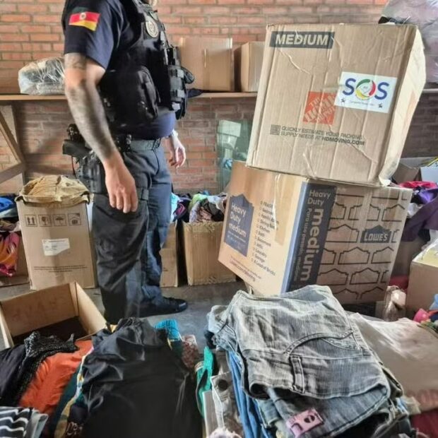 doações dos eua atingidos rs esquema brecho