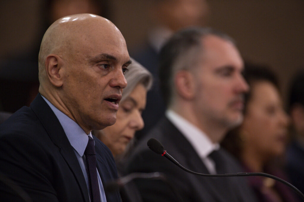 brasília (df), 04/10/2023 o presidente do tribunal superior eleitoral (tse), alexandre de moraes, participa de cerimônia de abertura do ciclo de transparência – eleições 2024. foto: marcelo camargo/agência brasil