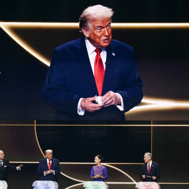 us president donald trump attends fifa's 2026 world cup draw
