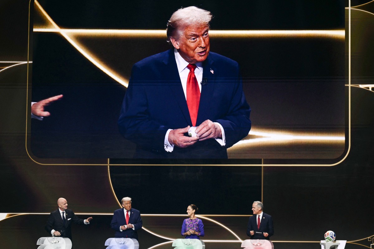 us president donald trump attends fifa's 2026 world cup draw