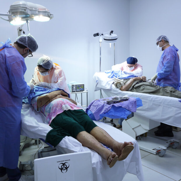 otÁvio e maria das dores 13122025 dezembro laranja mutirão de diagnóstico de câncer de pele no hran fotos sandro araújoagência saúde df