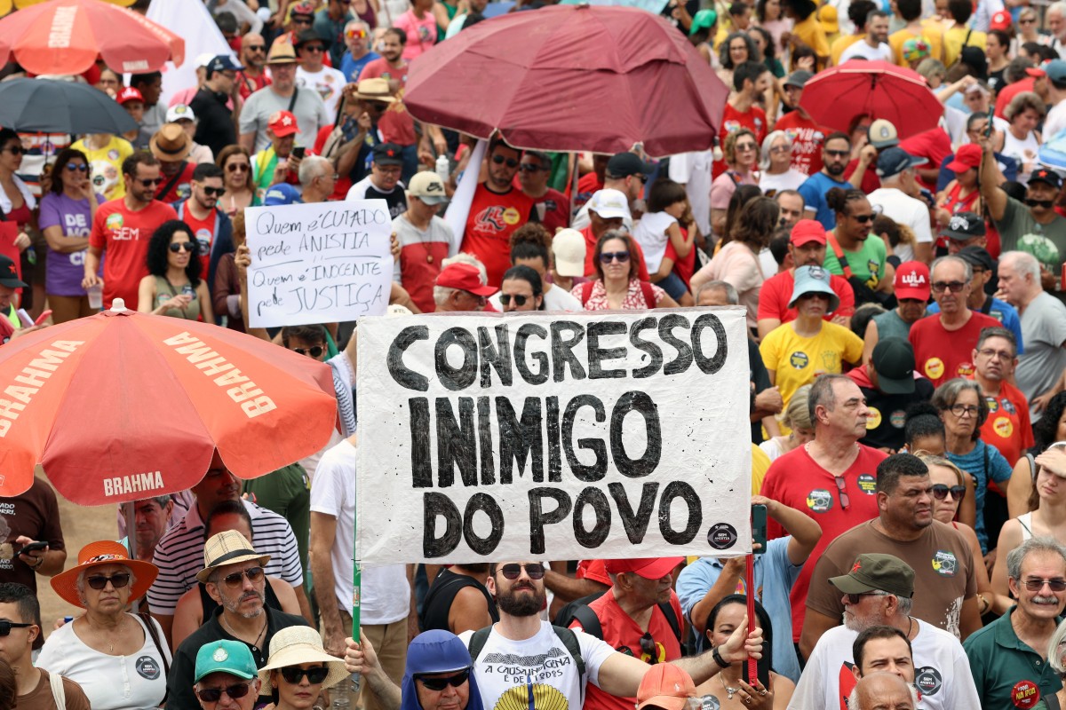 brazil politics congress protest