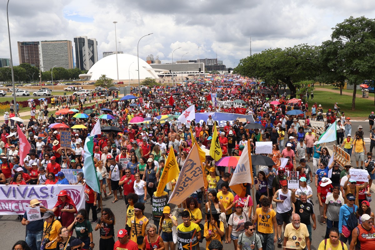 brazil politics congress protest
