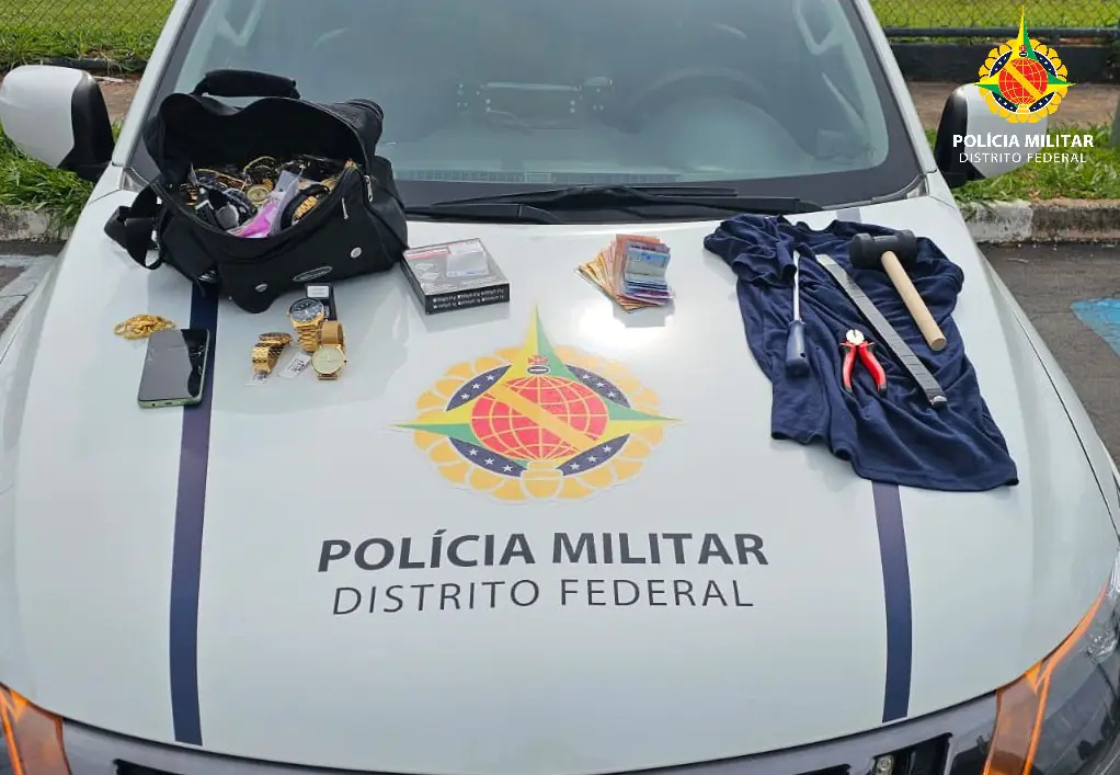 Homem é preso após invadir loja em shopping de Brasília e roubar joias e dinheiro