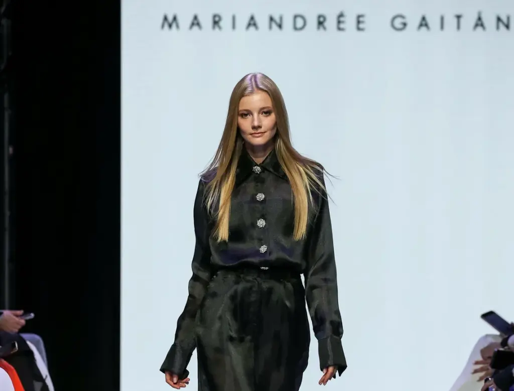 mariandrée gaitán (guatemala) at moscow fashion week