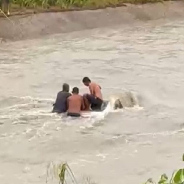 jovem morre após ser resgatado de carro submerso em enxurrada no am