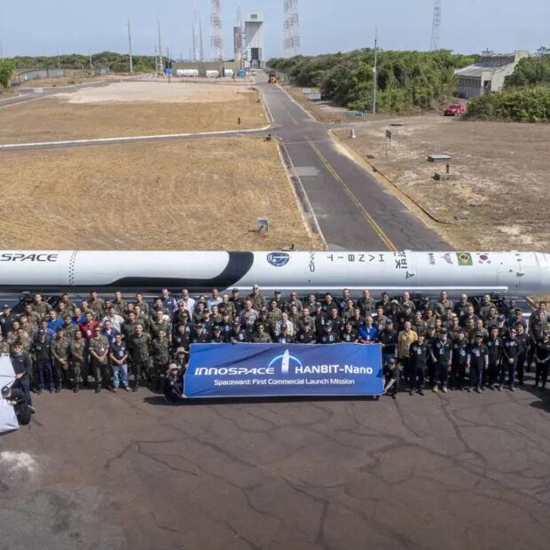 lançamento de foguete brasil
