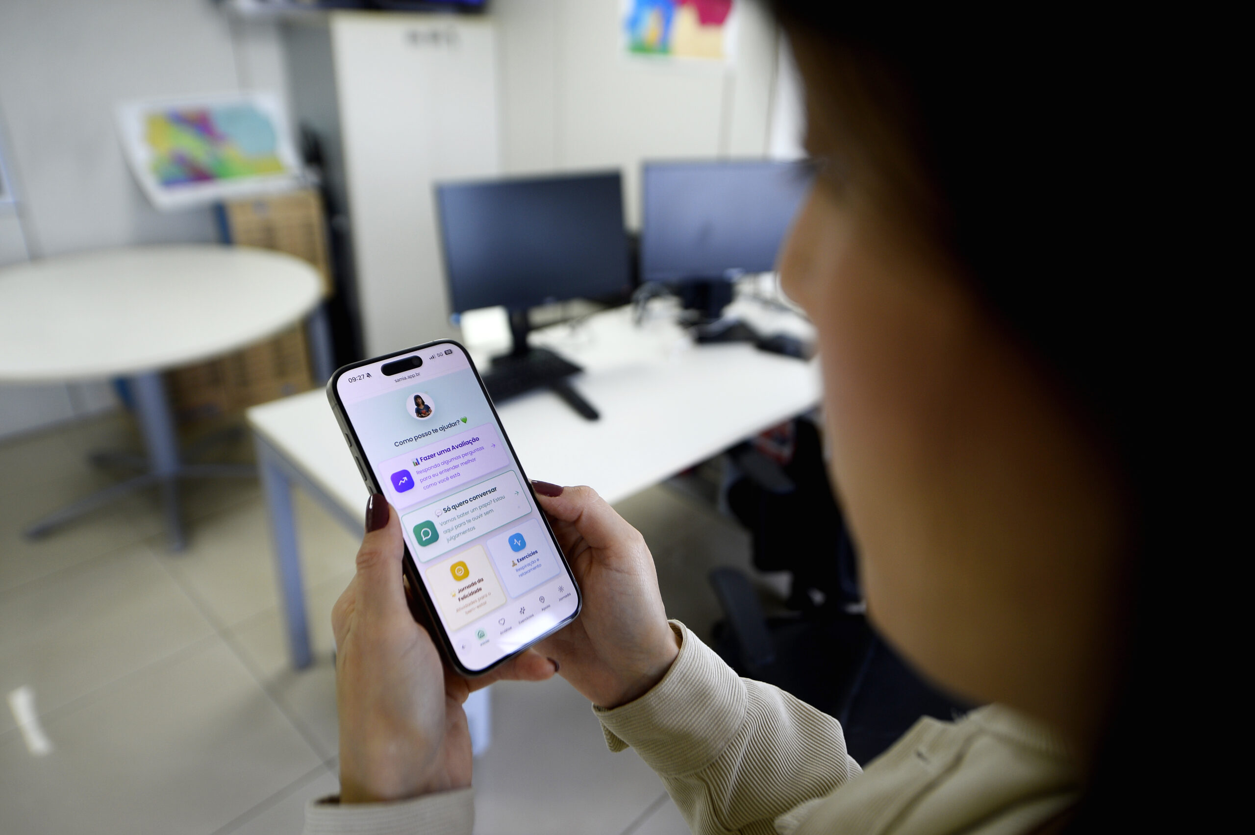 a ferramenta utiliza inteligência artificial ia para orientar e direcionar a população aos serviços de saúde mental da rede pública foto matheus oliveira agência saúde df