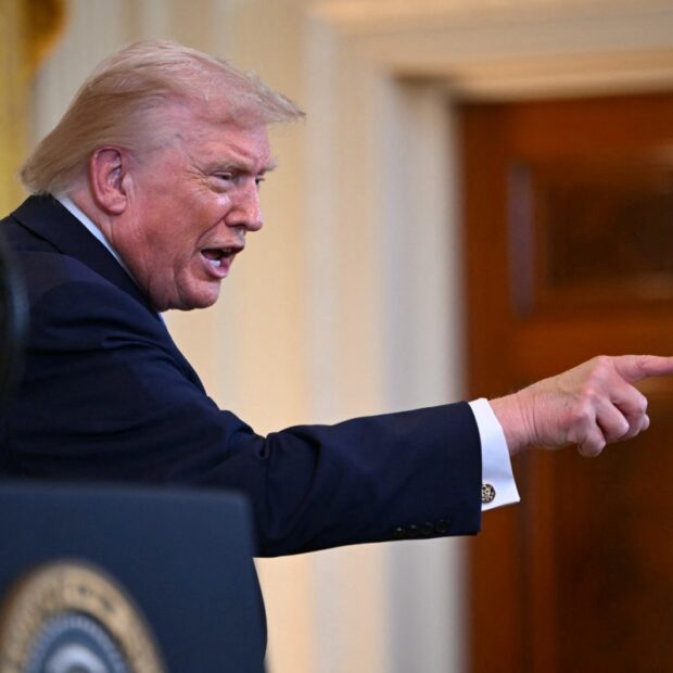 us president donald trump attends a hanukkah reception at the white house