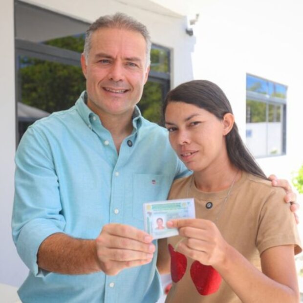 1ª brasileira a tirar nova CNH