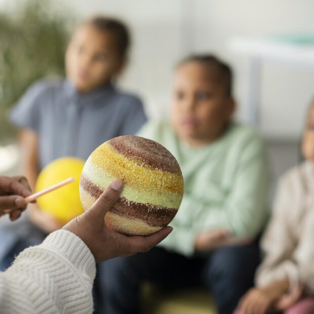 kids learning about universe