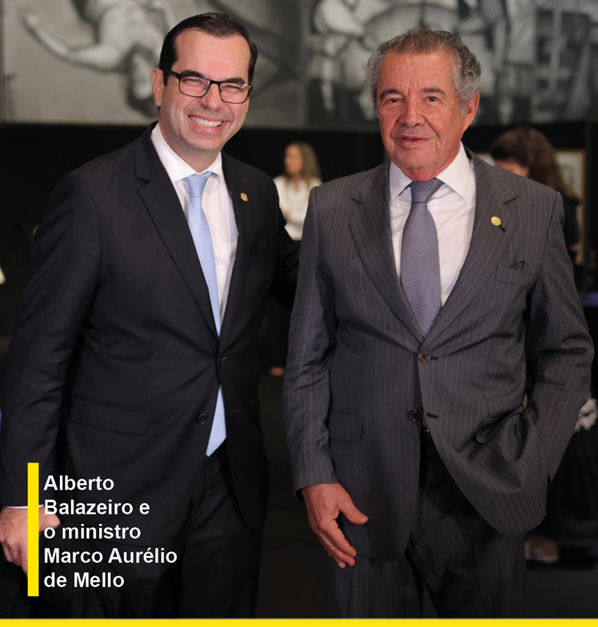 alberto balazeiro e o ministro marco aurélio de mello