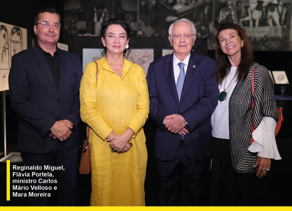 reginaldo miguel, flávia portela, ministro carlos mário velloso e mara moreira