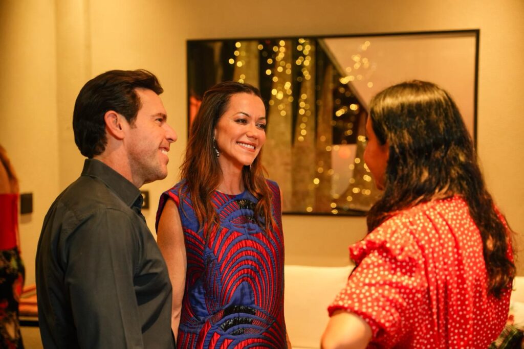 Leandro Vaz e a esposa Patrícia