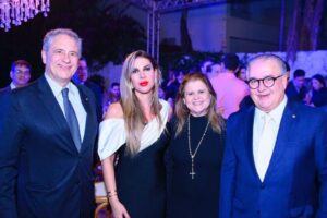 Deputado Carlos Zaratini, Mirtes Roriz, Luciana Dutra e o deputado Augusto Coutinho - Fotos: André Almeida