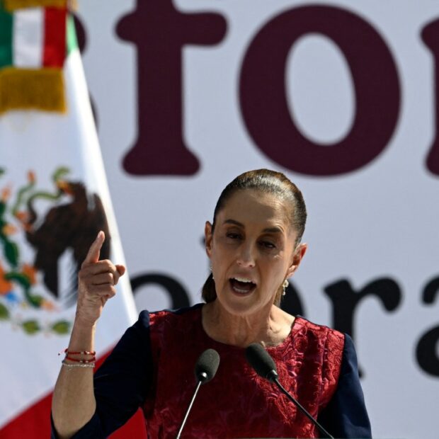 mexico government anniversary rally