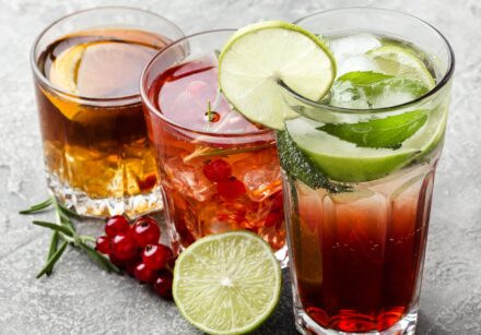 mistura de alto angulo de bebidas alcoolicas