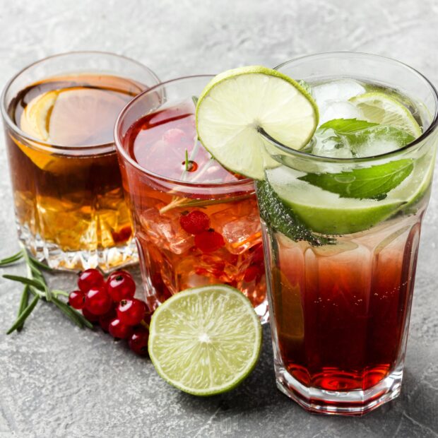 mistura de alto angulo de bebidas alcoolicas