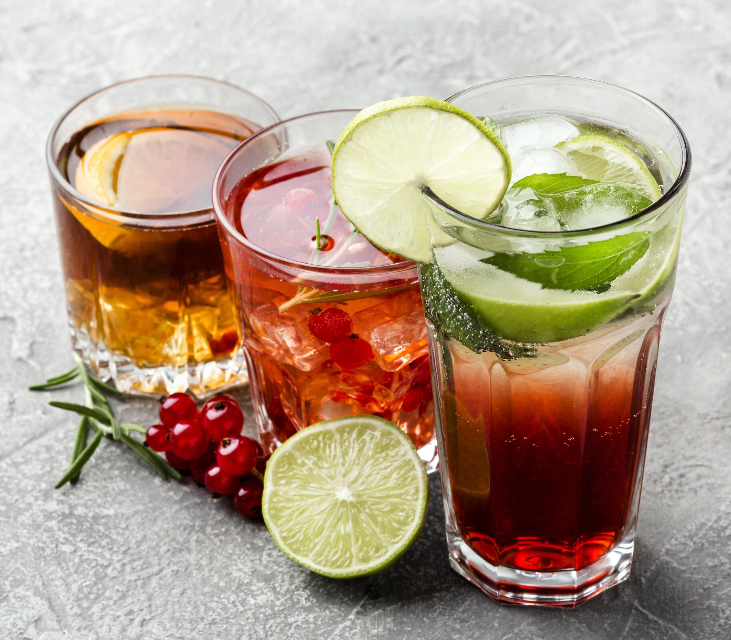 mistura de alto angulo de bebidas alcoolicas