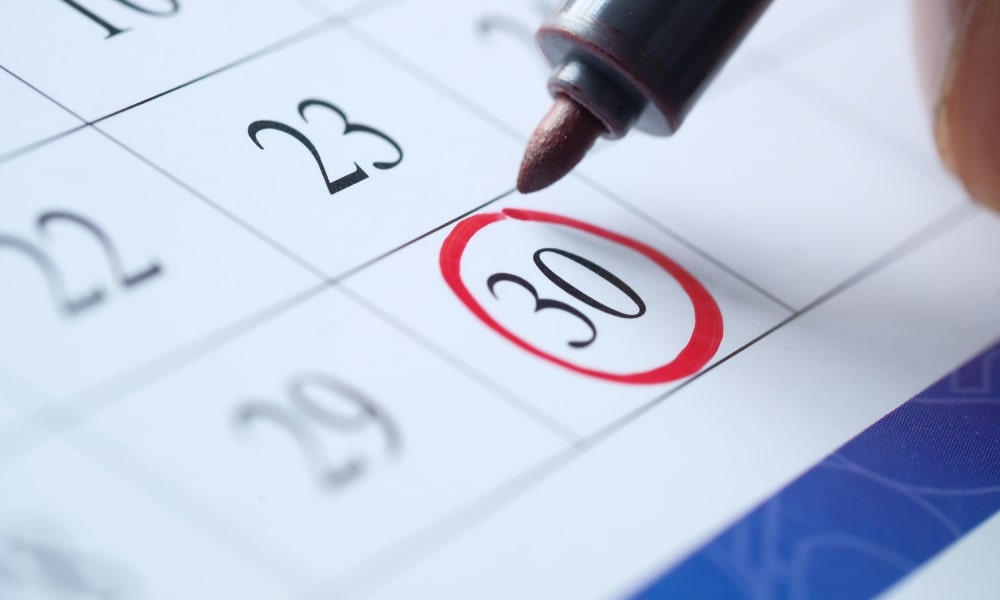 calendario foto canva