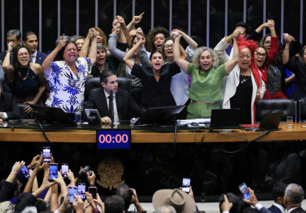 brasília (df), 19/02/2025 tumulto no plenário da câmara entre deputados da direita e da esquerda. foto: lula marques/agência brasil