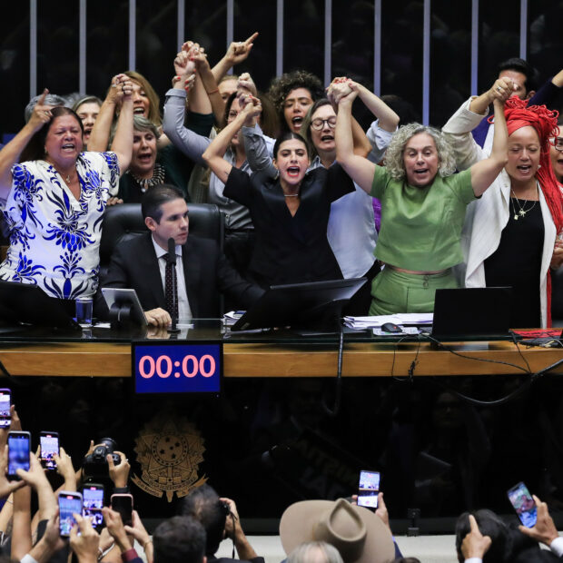 brasília (df), 19/02/2025 tumulto no plenário da câmara entre deputados da direita e da esquerda. foto: lula marques/agência brasil